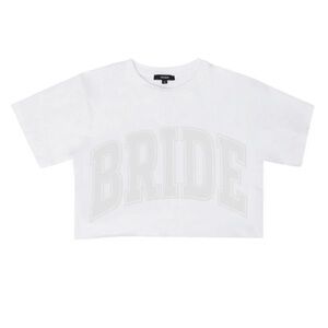 The Bar White Crop Top